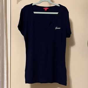 Guess navy blue t shirt